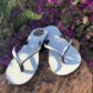 Tong Cuir Grainé BB Blanc – Image 4