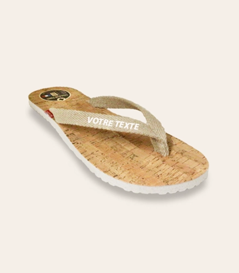 Tongs personnalisées
